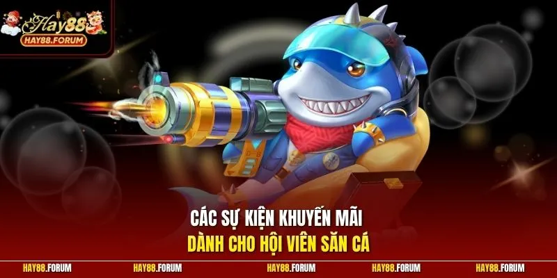 Các sự kiện khuyến mãi dành cho hội viên săn cá
